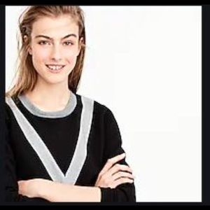 NWOT J Crew Varsity Colorblock sweater